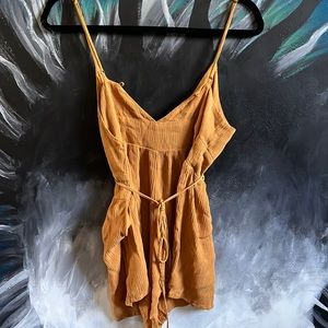 Forever 21 small yellow romper